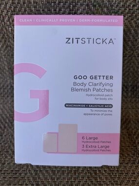 ZitSticka Goo Getter Body Clarifying Blemish Patches - Niacinimide NEW PC